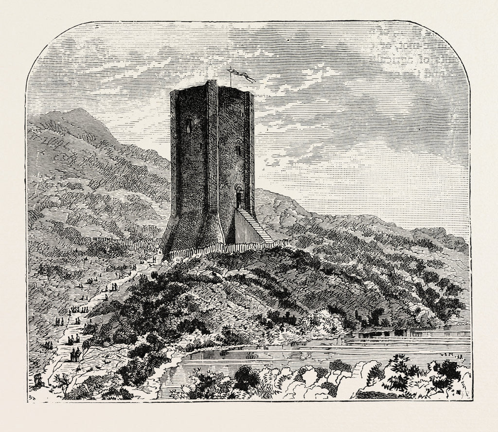 Detail of Keep or Stronghold of the Eleventh Century. by Anonymous