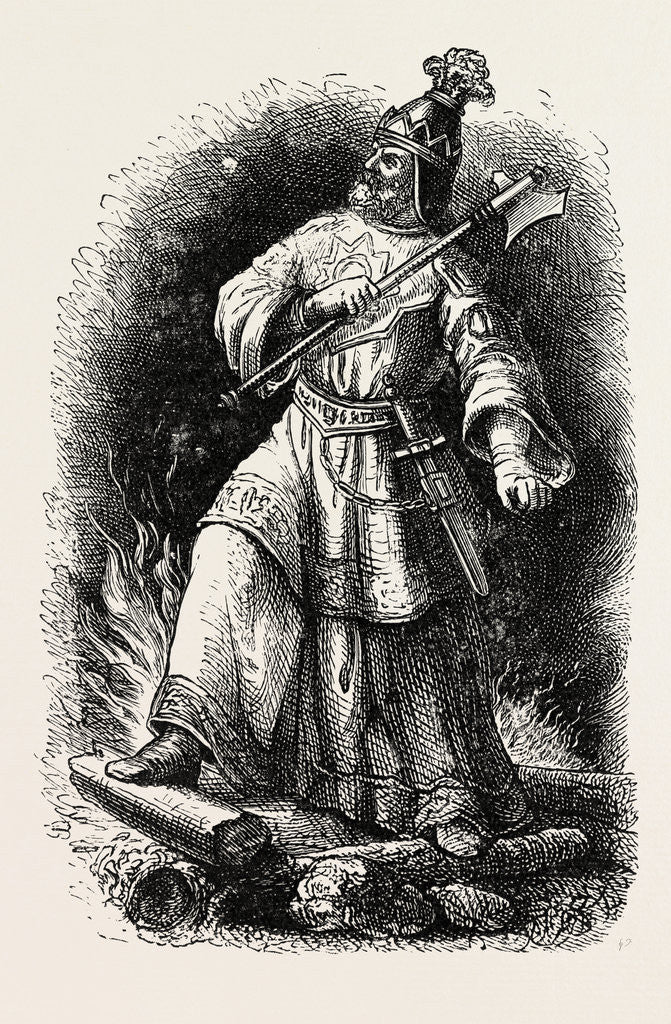 Detail of Attila the Scourge of God. by Anonymous