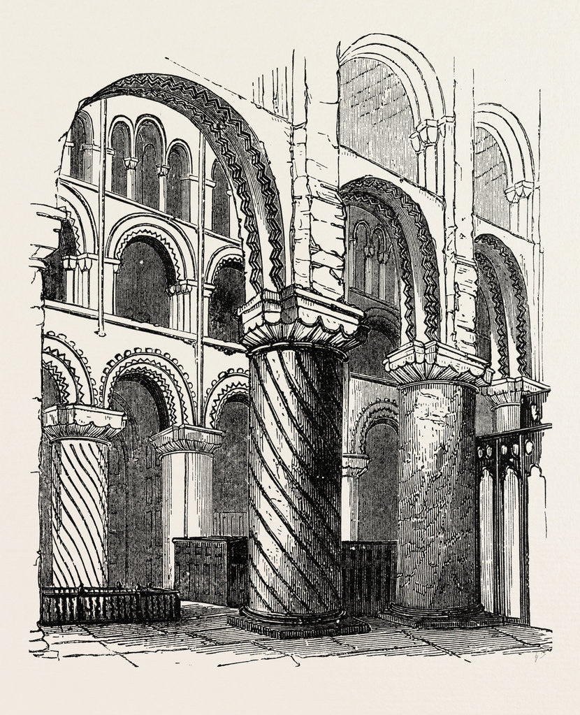 Detail of Waltham Abbey. by Anonymous