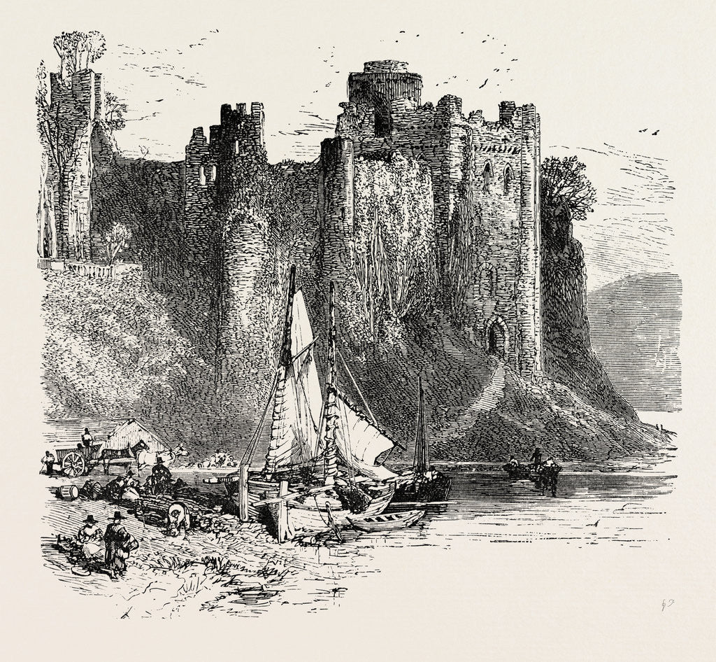 Detail of Pembroke Castle. by Anonymous