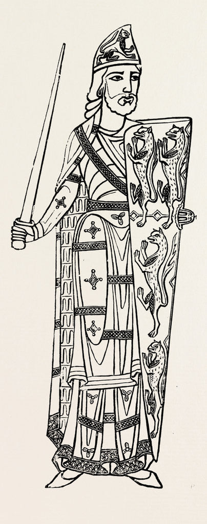 Detail of Geoffrey Plantagenet. by Anonymous