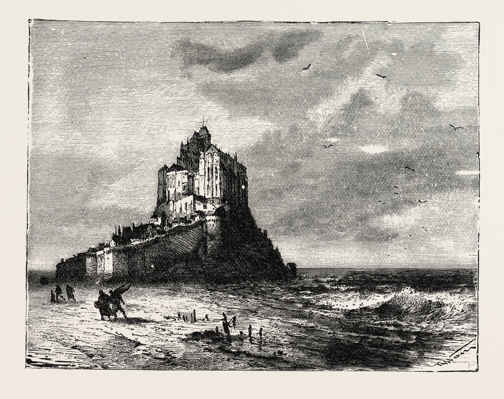 Detail of St. Michael's Mount and Bay. by Anonymous