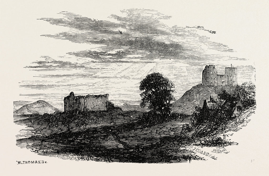 Detail of Lewes Castle by Anonymous