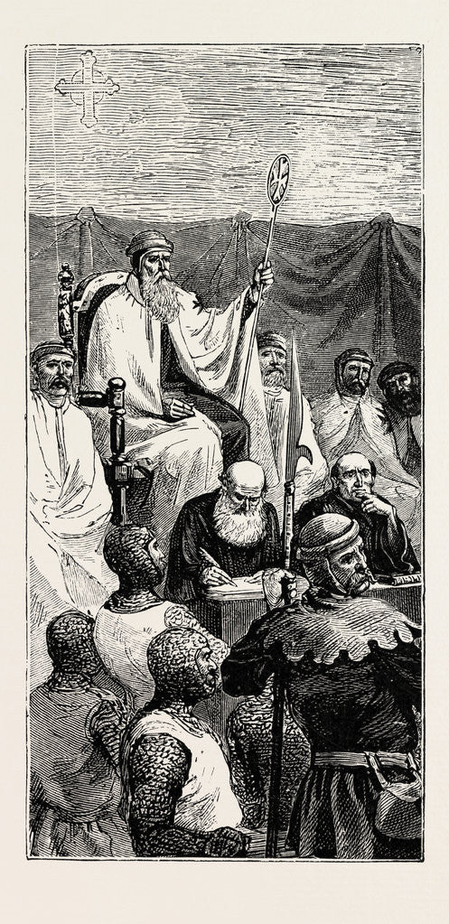 Detail of Grand Master Holding a Court by Anonymous
