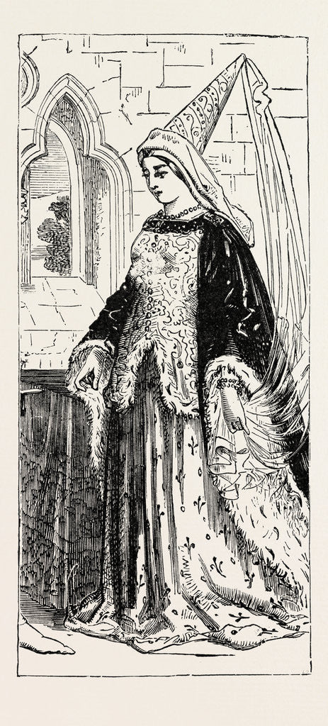 Detail of Queen of Edward III. by Anonymous