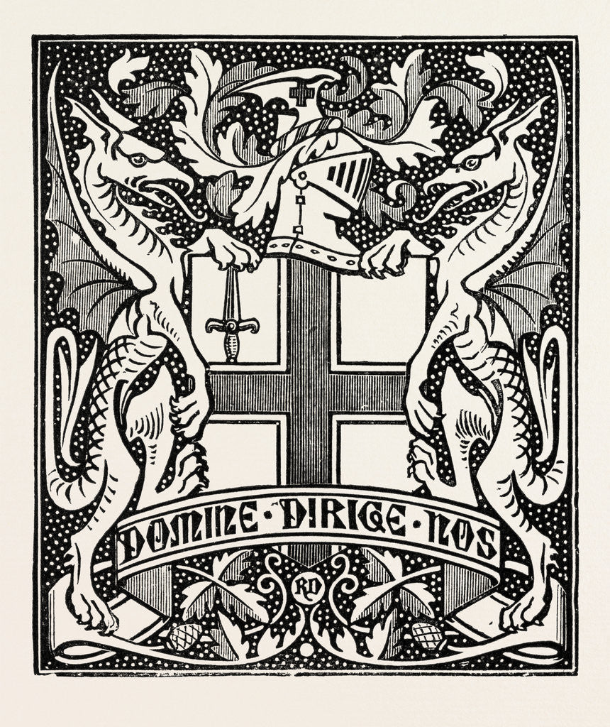 Detail of Arms of the City of London. by Anonymous