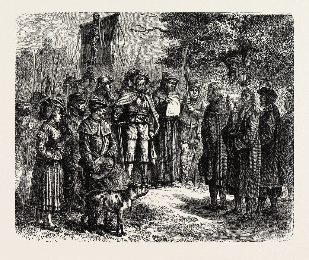 Detail of Reading an Ordinance of the Fehmgericht by Anonymous