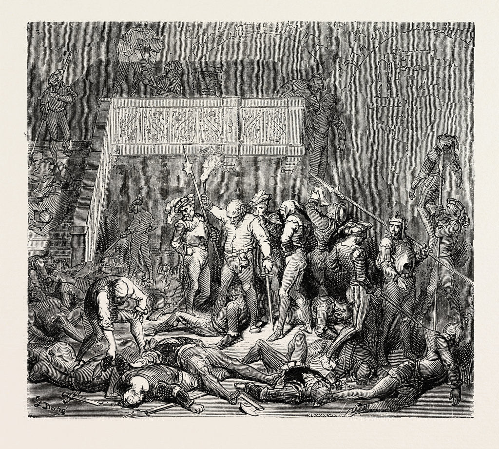 Detail of Massacre of the Armagnacs by Anonymous