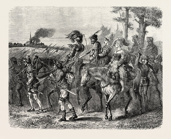 The Jacquerie: Company of Insurgent Peasants posters & prints by Anonymous