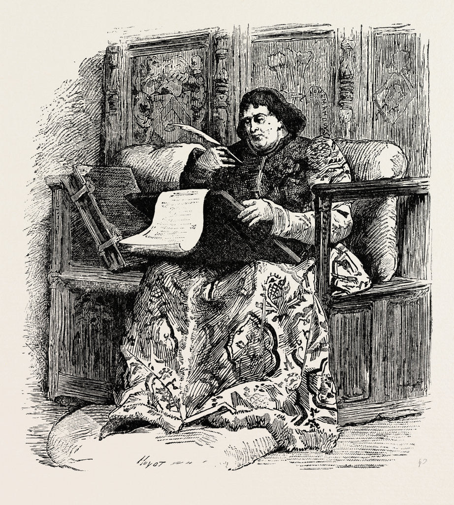 Detail of Philip Des Comines the French Chronicler by Anonymous