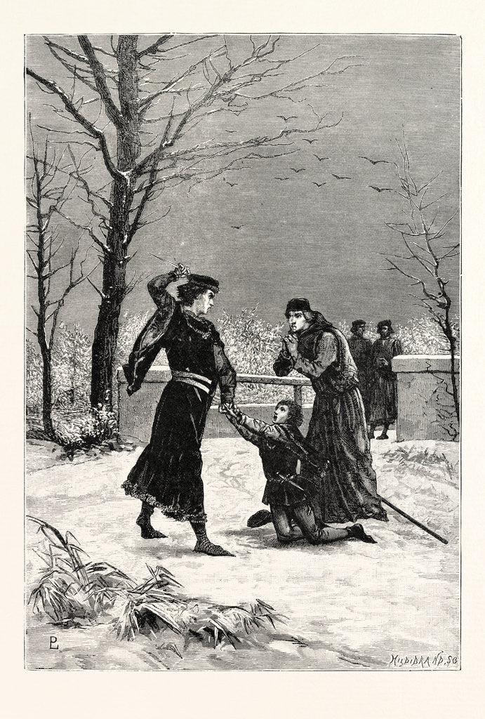 Detail of The Duke of Rutland is Murdered by Clifford by Anonymous