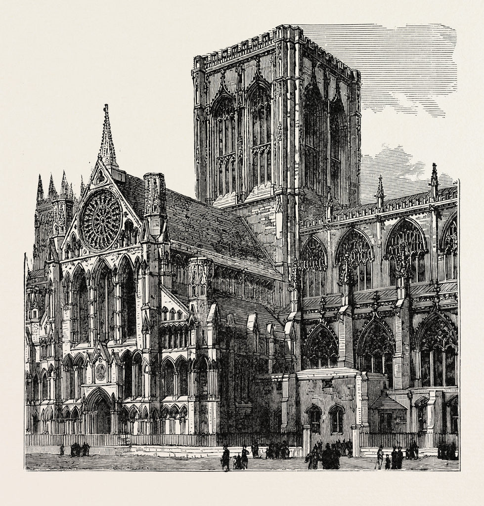 Detail of Exterior of York Cathedral. by Anonymous