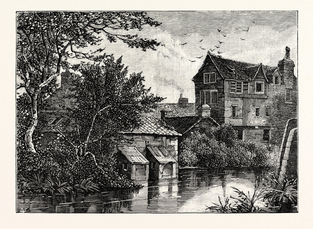 Detail of View in Bonnington 1851 by Anonymous