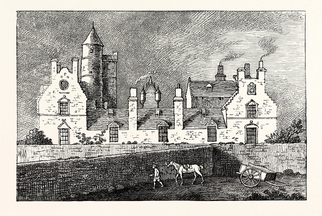 Detail of Edinburgh: Wrychtishousis from the South-West by Anonymous