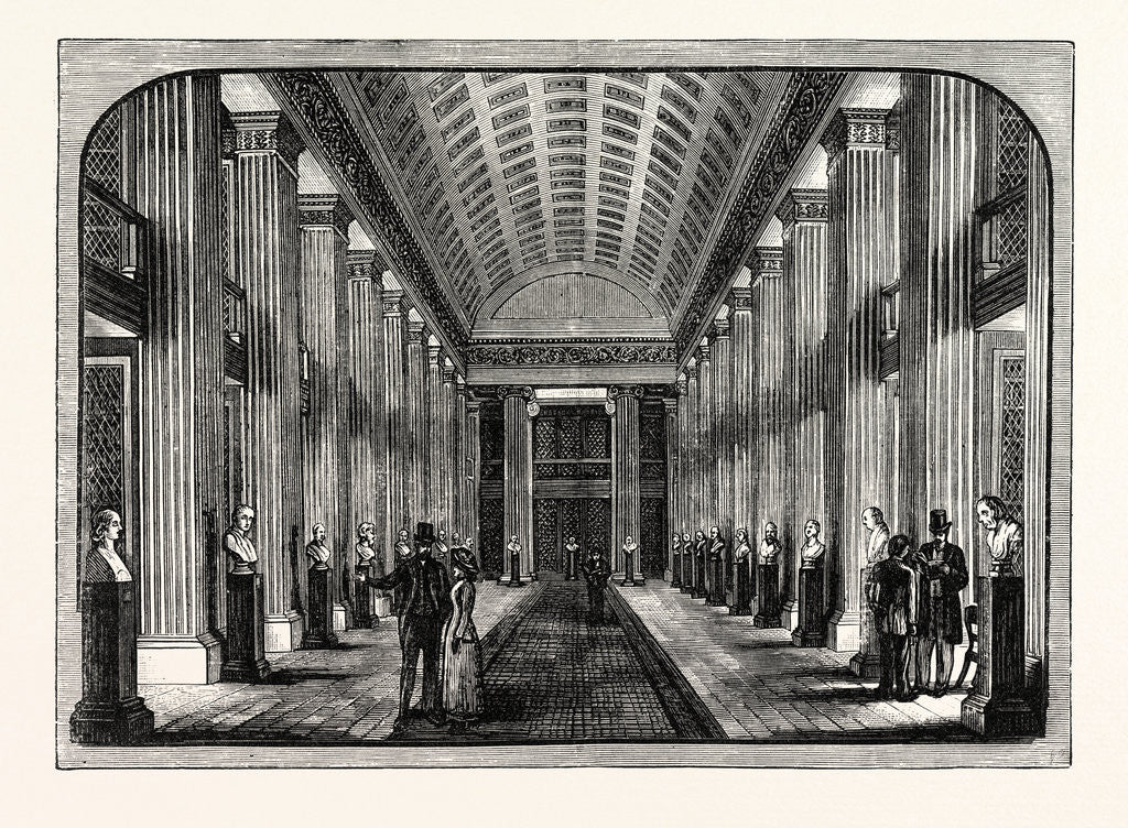 Detail of The Library Hall Edinburgh University by Anonymous