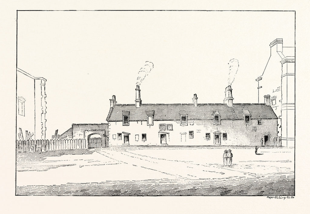 Detail of Edinburgh: Part of the Buildings of the South Side of the Quadrangle of the Old University by Anonymous