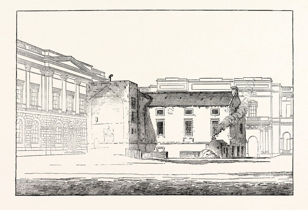 Detail of Edinburgh: The Library of the Old University As Seen from the South-Western Corner of the Quadrangle Looking East by Anonymous