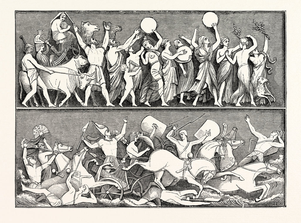 Detail of Edinburgh: The Craigantinnie Marbles by Anonymous