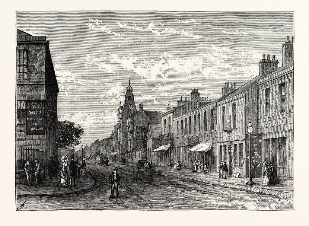 Detail of Edinburgh: High Street Portobello by Anonymous