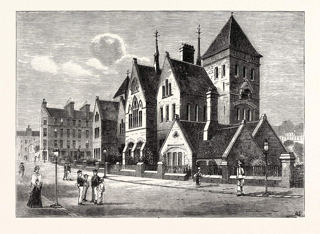 Detail of Edinburgh: Board School Lover's Loan by Anonymous