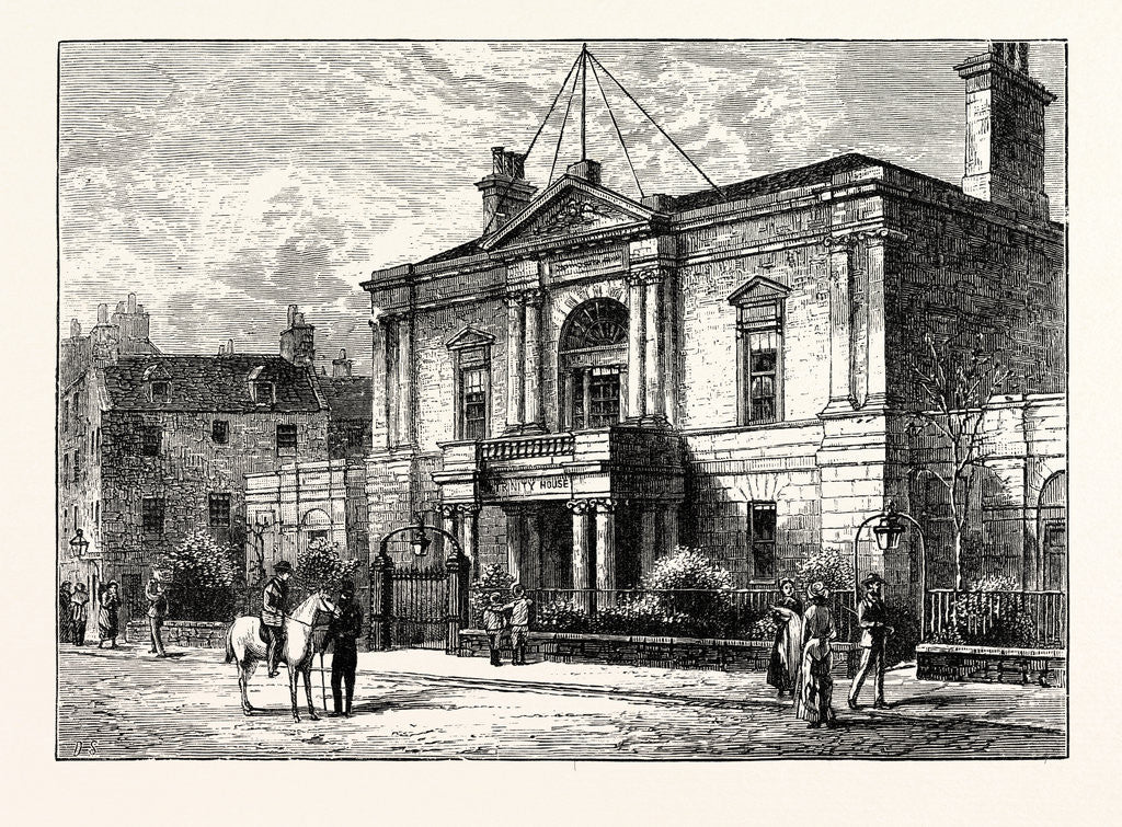 Detail of Edinburgh: The Trinity House of Leith by Anonymous