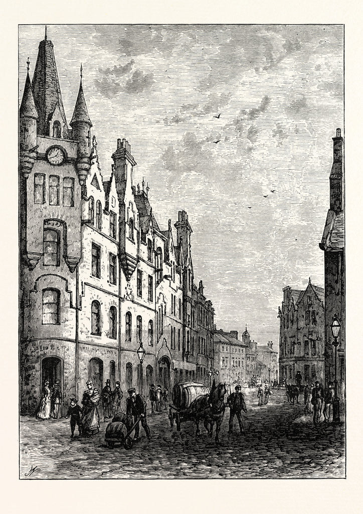 Detail of Edinburgh: Bernard Street Leith by Anonymous