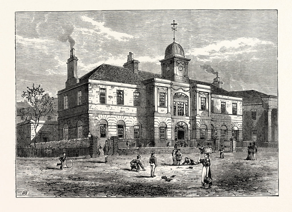 Detail of Edinburgh: The High School of Leith Built in 1806 by Anonymous