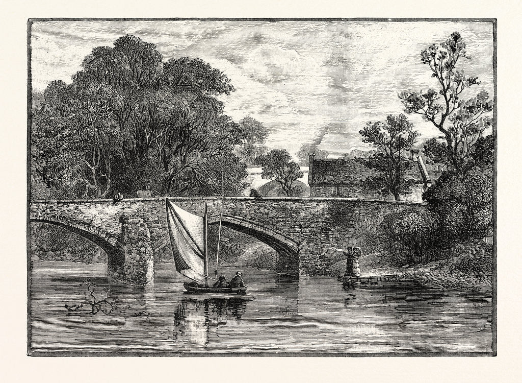 Detail of Edinburgh: The Twa Brigs Cramond by Anonymous