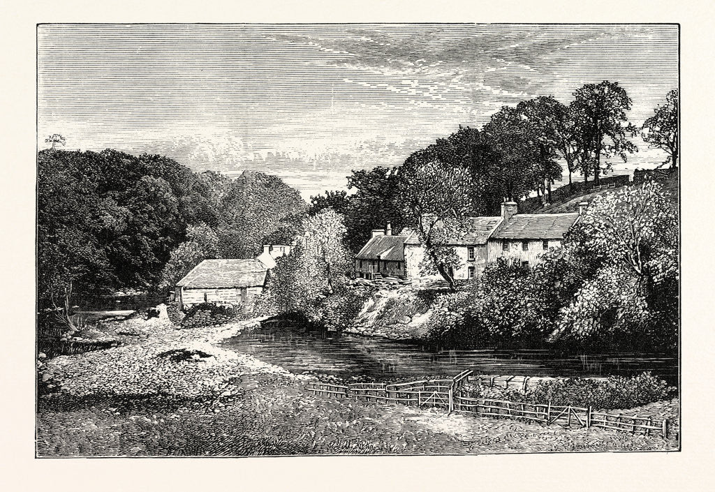 Detail of Edinburgh: View below Cramond Brig by Anonymous