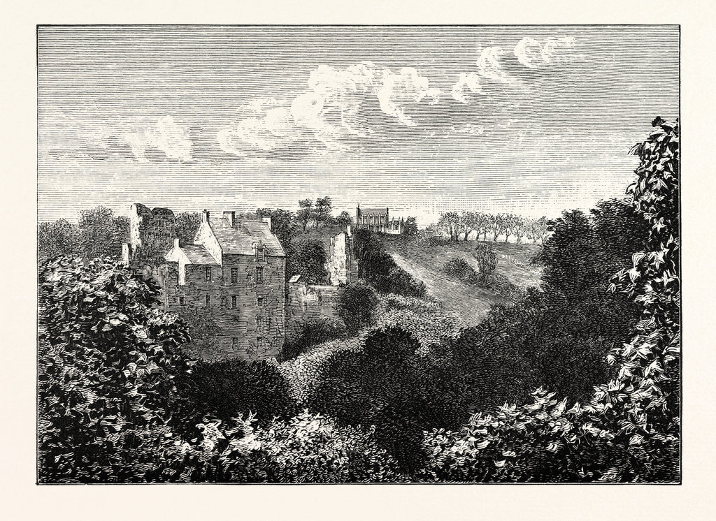 Detail of Edinburgh: Roslin Castle and Glen by Anonymous