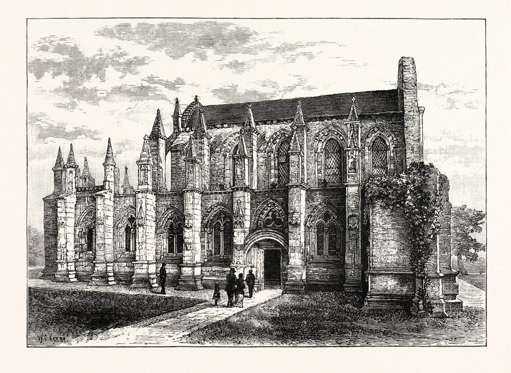 Detail of Edinburgh: Roslin Chapel: North Front by Anonymous