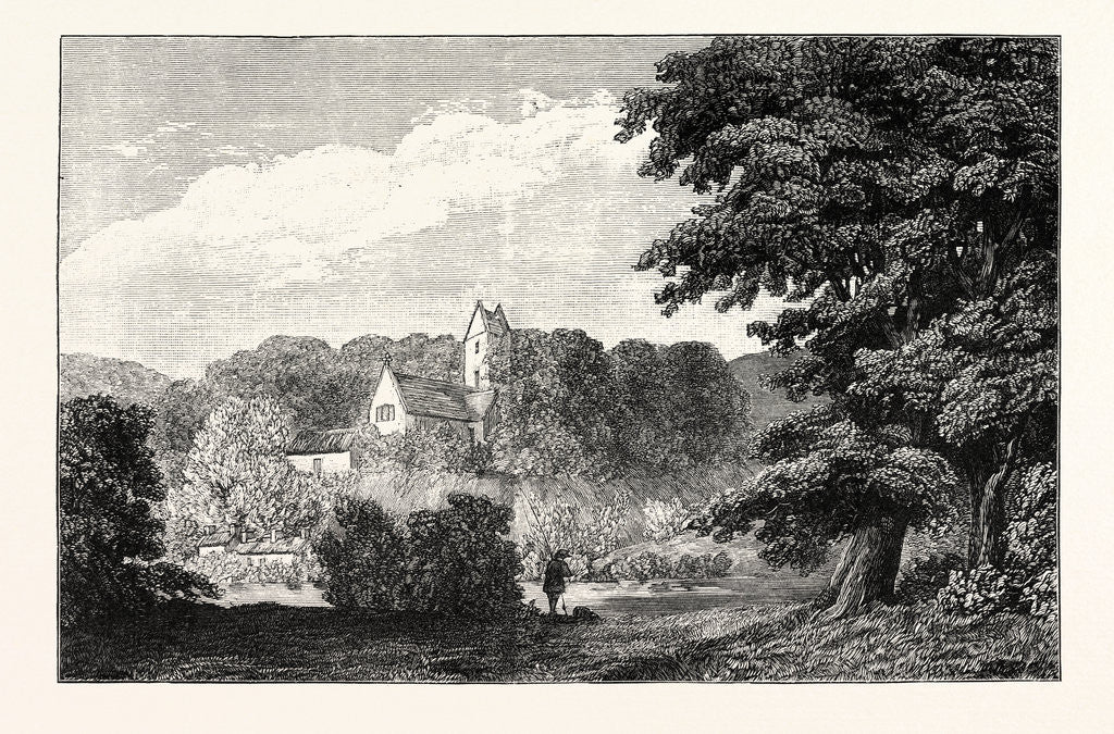 Detail of Edinburgh: Lasswade Church 1773 by Anonymous