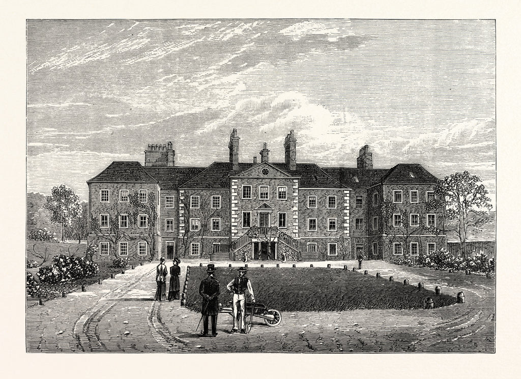 Detail of Edinburgh: New Hailes House by Anonymous