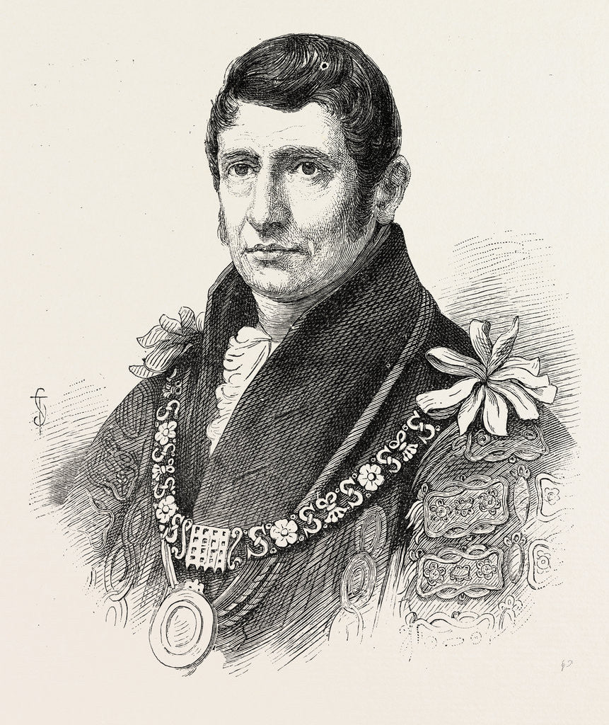 Detail of Alderman Waithman from an Authentic Portrait by Anonymous