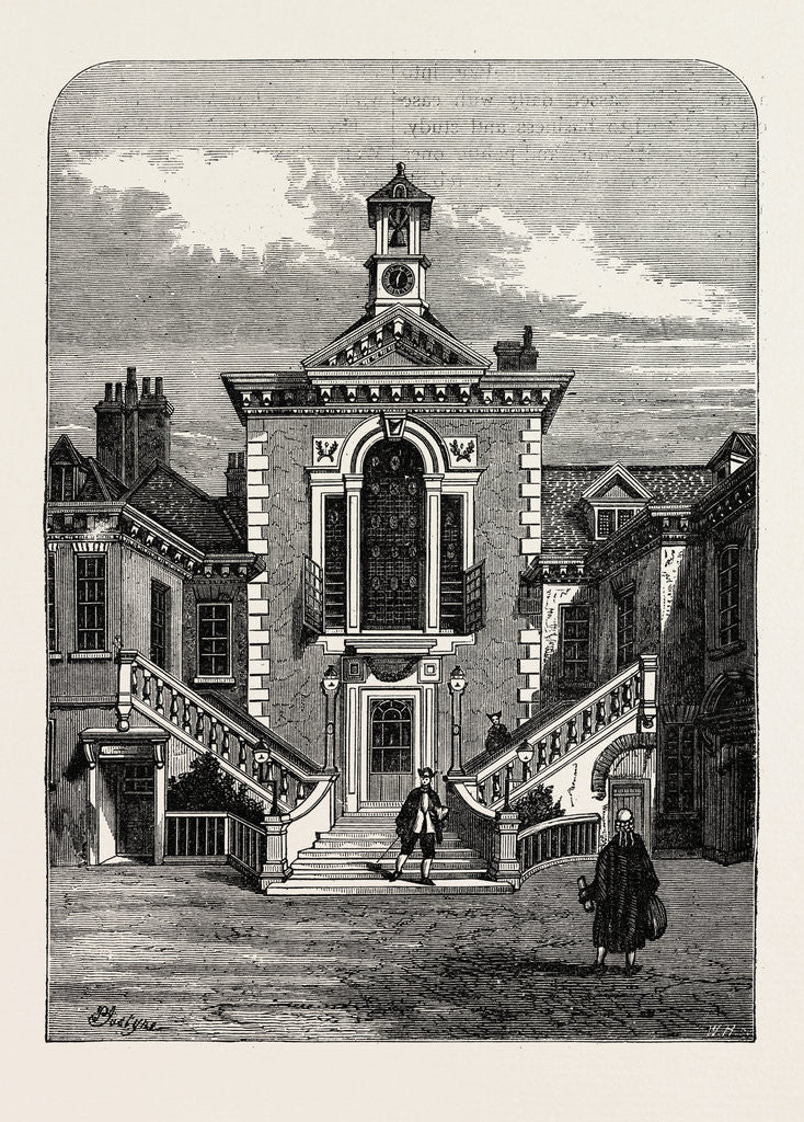 Detail of Old Serjeants' Inn 1878 London by Anonymous