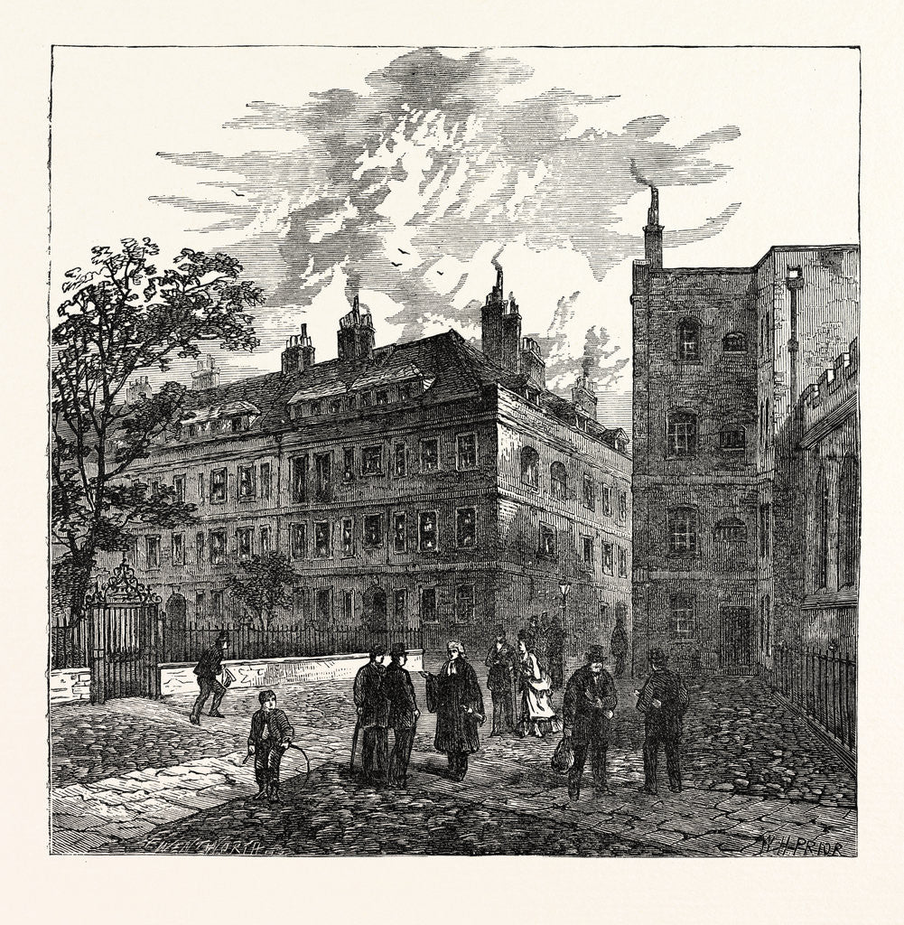 Detail of Clifford's Inn London by Anonymous