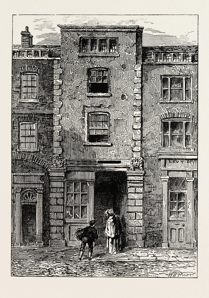 Detail of House Said to Have Been Occupied by Dryden in Fetter Lane London by Anonymous
