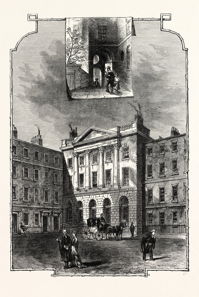 Detail of Serjeants' Inn Fleet Street London by Anonymous
