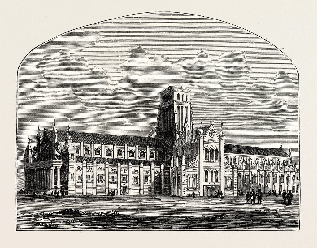 Detail of St. Paul's after the Fall of the Spire from a View by Hollar London by Anonymous