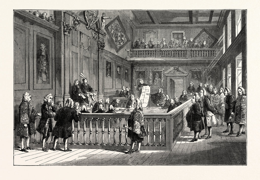 Detail of The Last Heraldic Court London by Anonymous