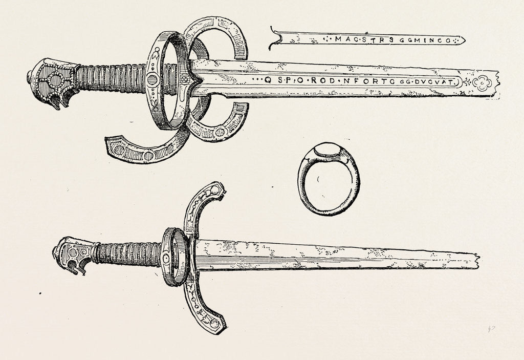 Sword Dagger and Ring of King James IV. of Scotland by Anonymous