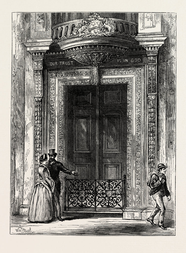 Detail of The Door of Saddlers' Hall London by Anonymous