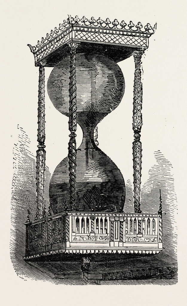 Detail of Pulpit Hour-Glass London by Anonymous