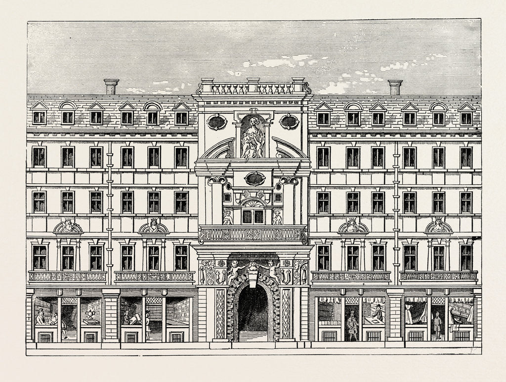 Detail of Mercers' Chapel As Rebuilt after the Fire London by Anonymous