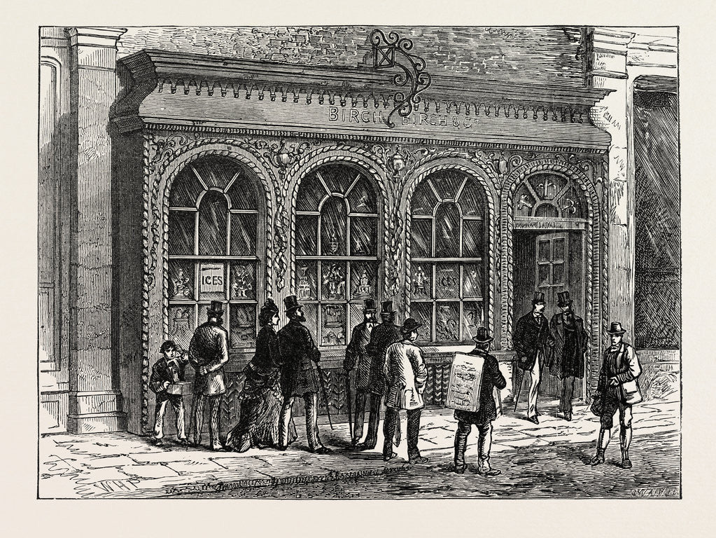 Detail of Birch's Shop Cornhill London by Anonymous