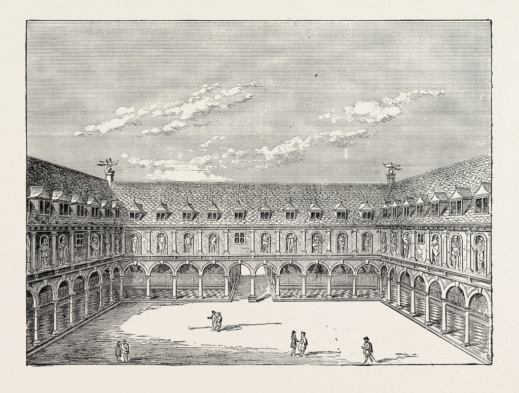 Detail of Inner Court of the First Royal Exchange London by Anonymous