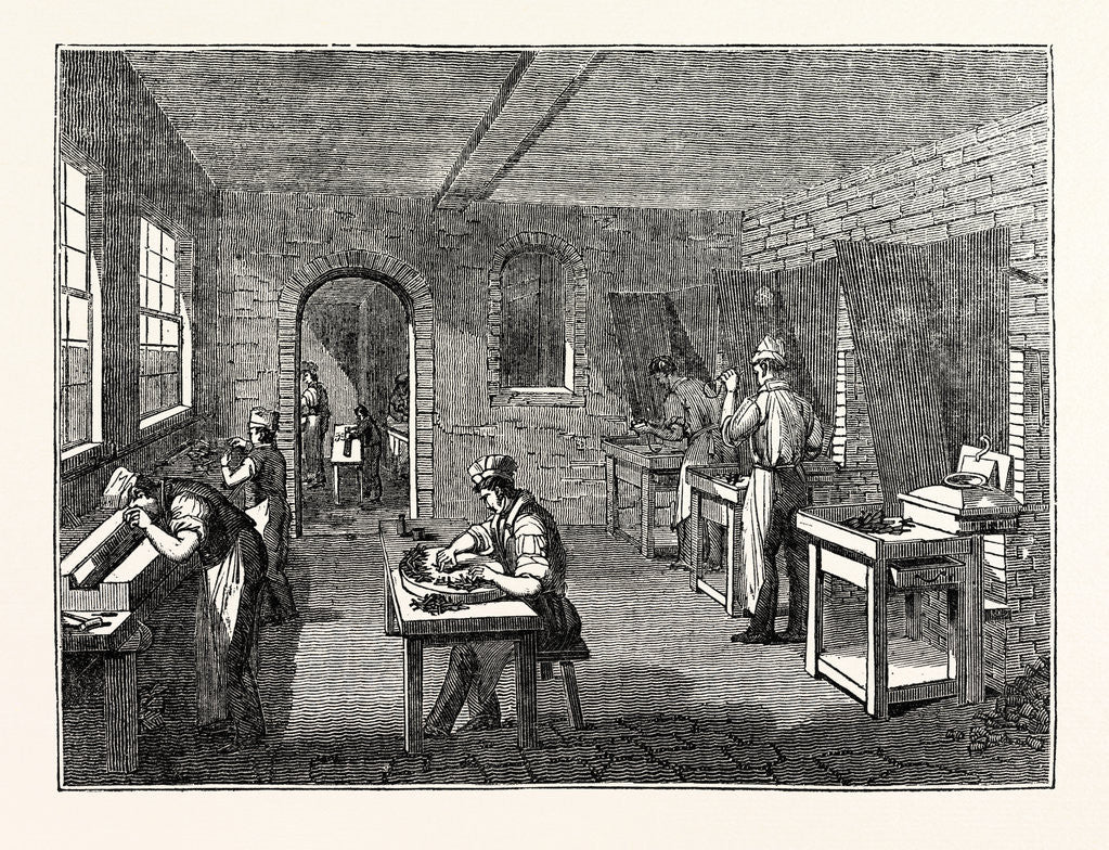 Detail of View of the Type-Foundry by Anonymous