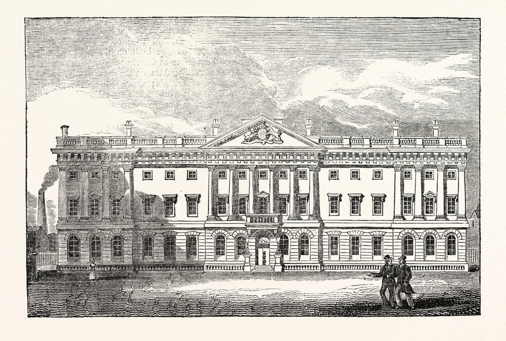 Detail of Front of the Mint from Tower Hill by Anonymous