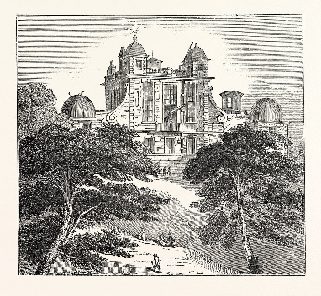 Detail of View of the Observatory at Greenwich. UK London by Anonymous