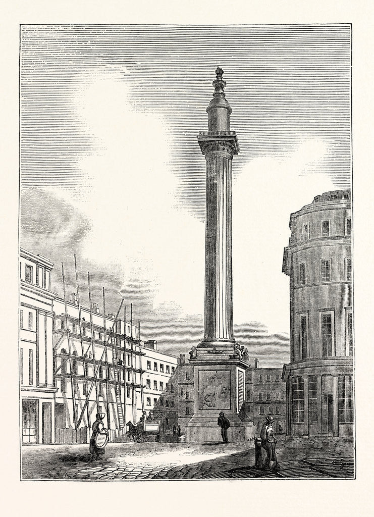 Detail of View of the Monument by Anonymous